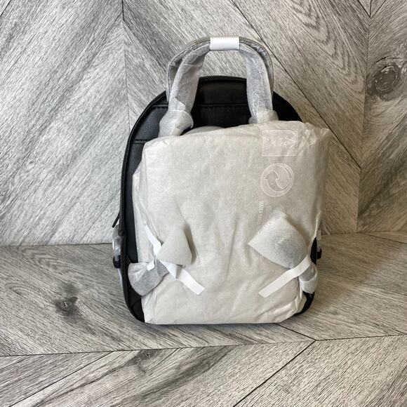 Michael Kors Black Jaycee Convertible Backpack MK Signature Crossbody XS Mini - Picture 4 of 16